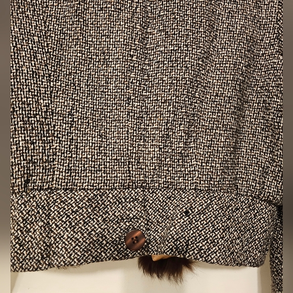 Wool Blend, Fur-trimmed Jacket - Picture 10 of 15